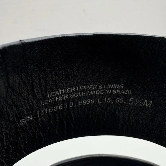 Tory Burch Solana Platform Sandals‎ Women's Size 5.5 Navy Blue Leather Strap - Picture 15 of 16